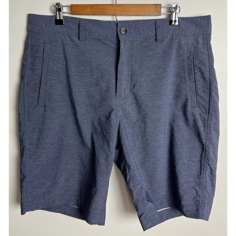 Gap Tech Shorts Tapestry Navy Blue Quick Dry Stretch Casual Size 36 Men’s